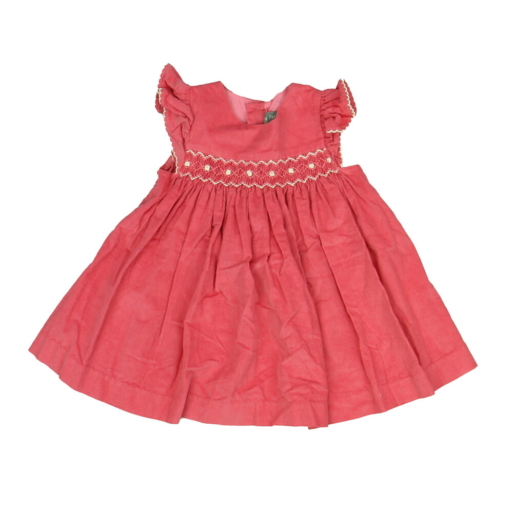Les Petits Soleils Girls Pink Dress size: 3 Months